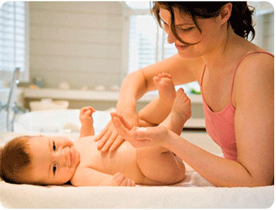 Массаж при гриже у новорожденного: методики и рекомендации